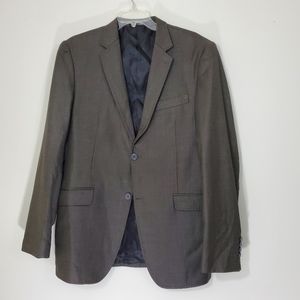 Paul Smith Brown Wool Two Button Jacket, Size 54
